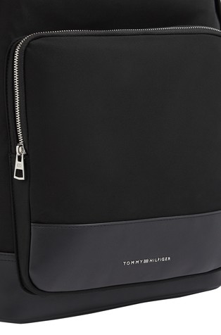 TOMMY HILFIGER TH Business nahrbtnik s kovinskim logotipom Črna - Black 4