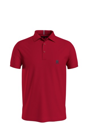 TH Monogram regular fit polo majica s kratkimi rokavi