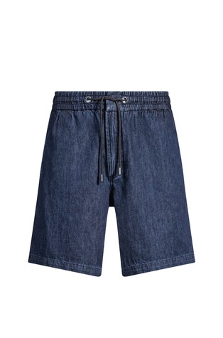 Relaxed-fit denim shorts