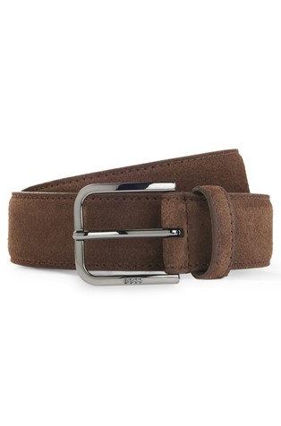 Suede belt