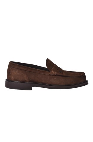 Suede loafers