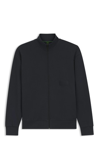 Relaxed fit jopa iz bombažne mešanice s frotirano notranjostjo