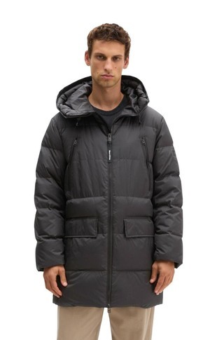 Regular-Fit Water-repellent Quilted Down Jacket