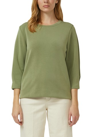 Scuba sweatshirt with 3/4 sleeves