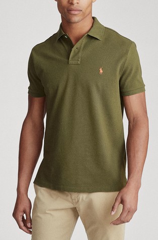 Custom slim fit bombažna polo majica