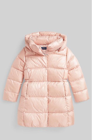 Daljša puhovka s kapuco in kovinskim leskom