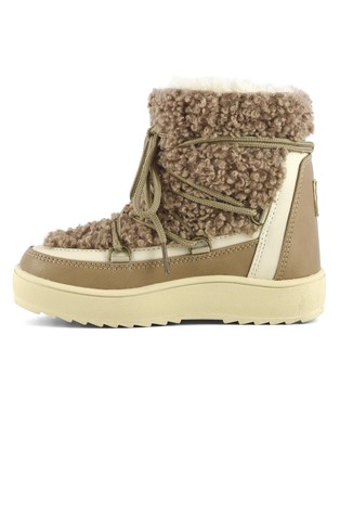 COLORS OF CALIFORNIA Snow boot in teddy faux fur Brown 3