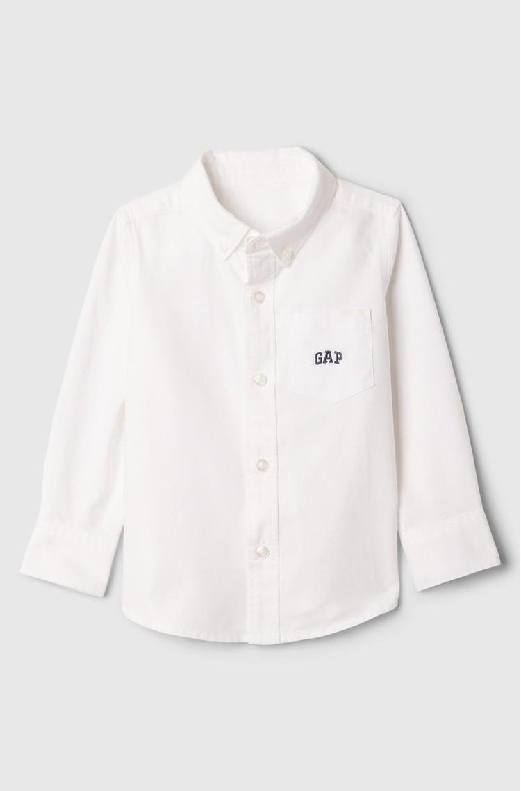GAP babyGap Logo Oxford Shirt White V2 Global 