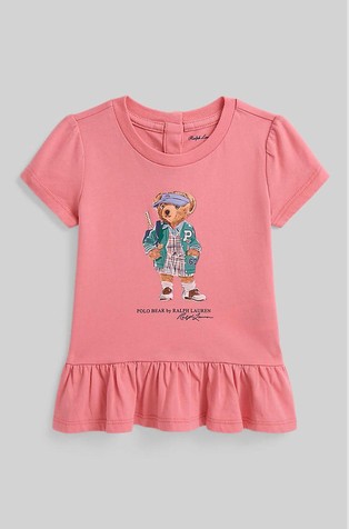 Polo Bear majica s kratkimi rokavi iz bombažnega jerseya