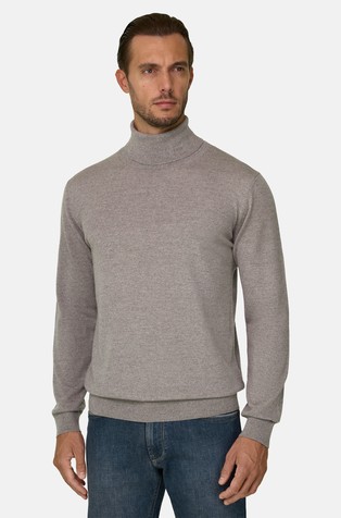 Pleten puli iz Cashwool® merino volne z meliranim vzorcem