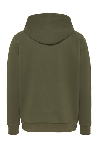TOMMY HILFIGER Logo pulover s kapuco Zelena - Green 7