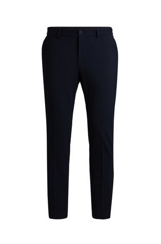 Slim-fit trousers in a performance-stretch wool blend
