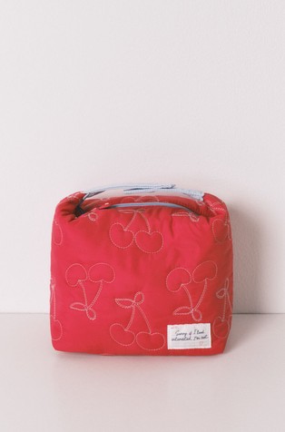 Miki Miška Cherry kozmetična torbica s prešitjem