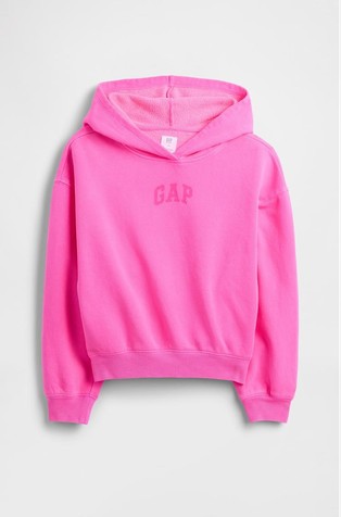 Gap logo pulover s kapuco za deklice