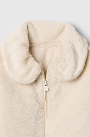 GAP Toddler Faux Fur Jacket Chino 3