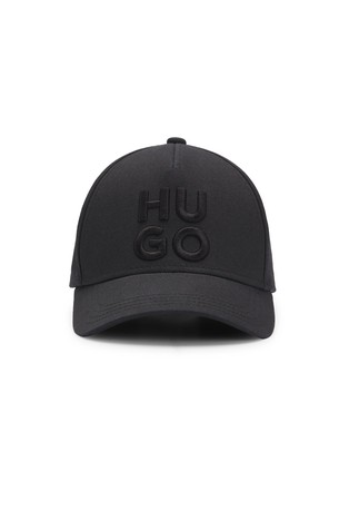 Bombažna kapa s šiltom in vezenim logotipom