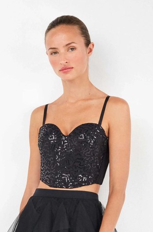 Korzet z bleščicami