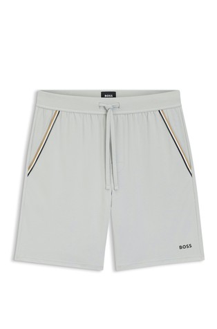 Stretch-cotton pyjama shorts