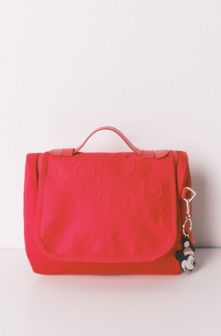 Large Mickey print neoprene vanity case