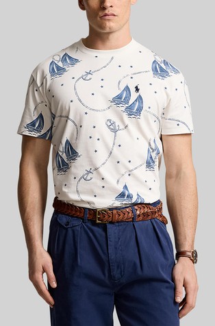 Classic Fit Nautical Jersey T-shirt