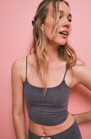 HI&BYE seamless padded top