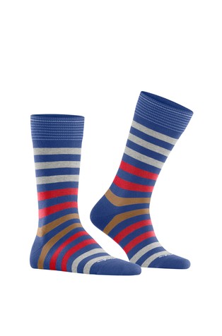 BURLINGTON Blackpool Men Socks Deep Blue / Multi 2