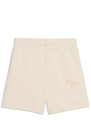 Essentials Script High-Waist Shorts