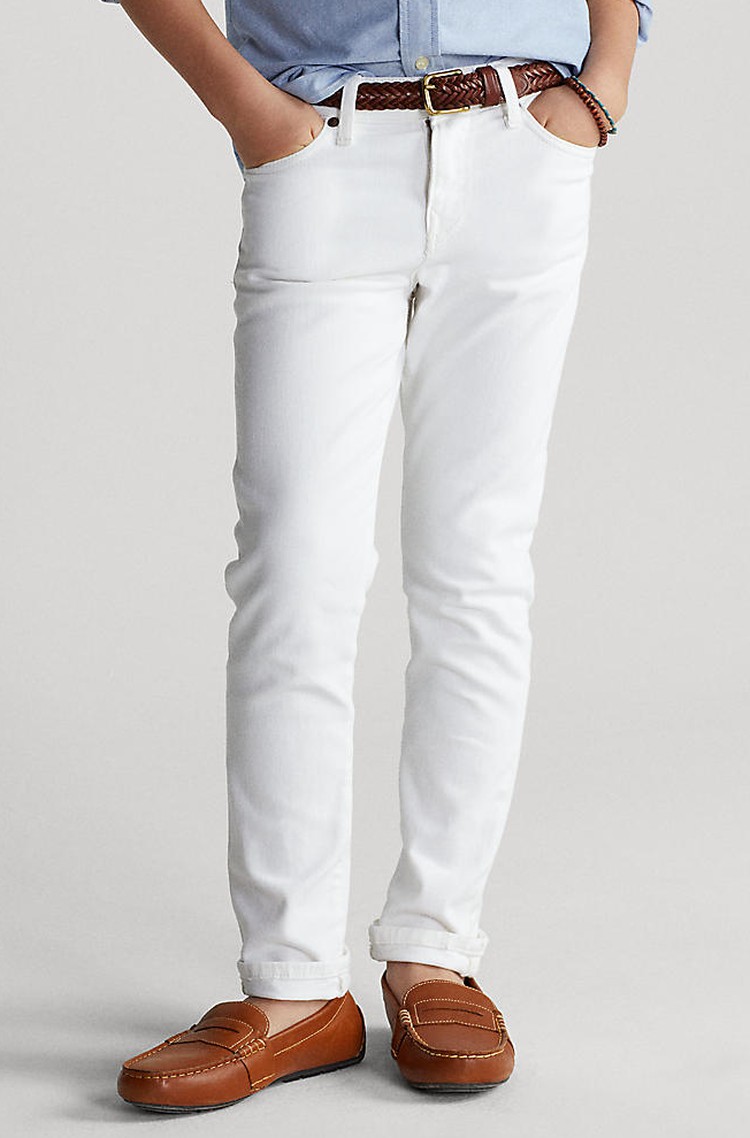 RALPH LAUREN Sullivan Slim Stretch Jean White 
