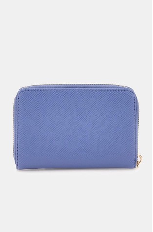 GUESS Laurel saffiano small wallet Blue 2