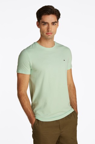 Slim fit majica s kratkimi rokavi iz organskega bombaža