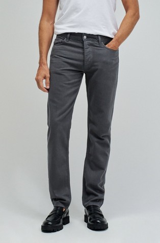 Ravne hlače iz bombažne mešanice