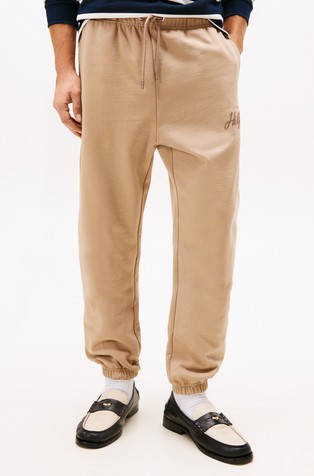 Cotton Sweatpants with Logo Embroidery