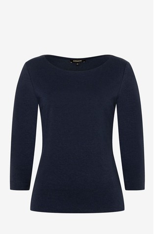 Modal blend 3/4 sleeves T-shirt