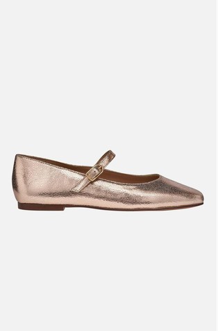 Marsilea balerinke iz kovinsko svetlečega usnja