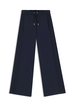 Relaxed fit trenirka s stranskimi obrobami