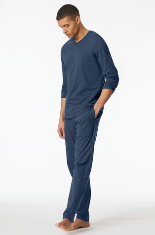 SCHIESSER Mix &amp; Relax - long-sleeve T- Shirt Royal 3