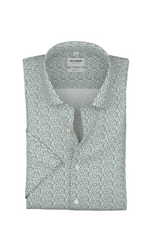 Level Five 24/Seven body fit patterned short-sleeved shirt