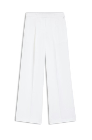 Relaxed-fit trousers in a linen blend