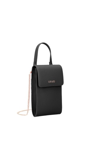 LIU JO Faux-leather phone case Black 2