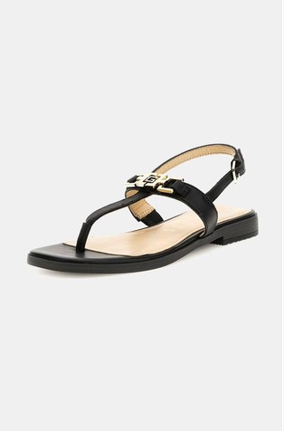 GUESS Leather sandal Black 2