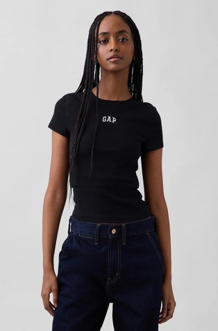 Modern Rib Gap Logo T-Shirt