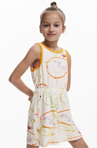 DESIGUAL Short jumpsuit with colorful motifs Multi 2