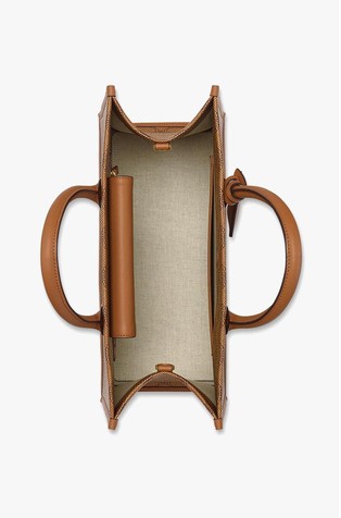 MCM Himmel tote torba Rjava - Cognac 5