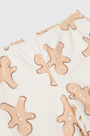 BENETTON Christmas cotton pyjamas Creamy White 3