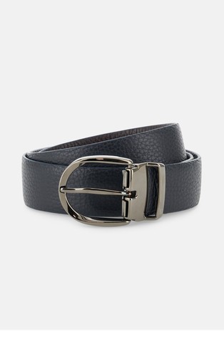 Reversible Grained Leather Belt