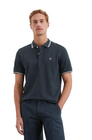 Polo majica s kratkimi rokavi iz organskega bombažnega pikéja