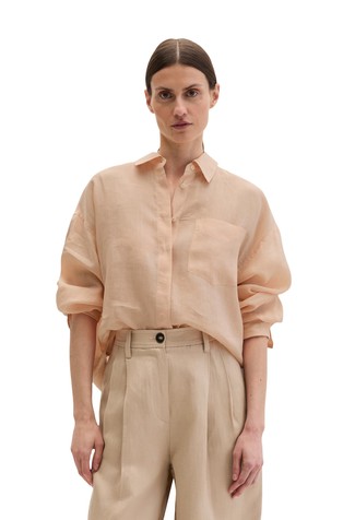 Relaxed fit srajca iz ramije