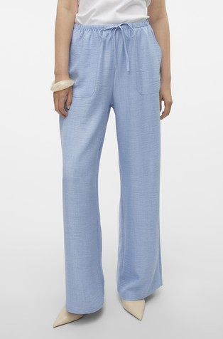 VMMELANEY hlače z visokim pasom