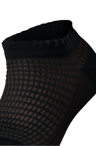 FALKE Grassbraid Women Sneaker Socks Black 4