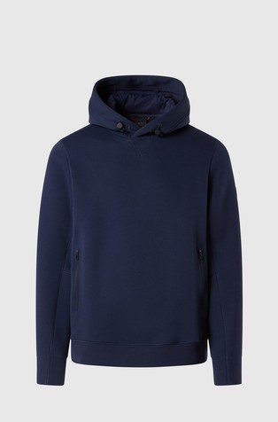 Piqué scuba hoodie